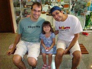 Lenaldo, Sofia e Marcelo