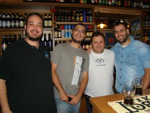 João, Marcelo, Guilherme e Loró.